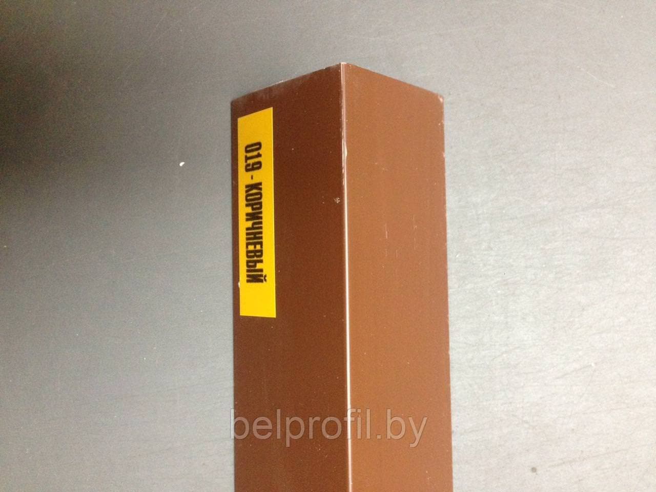 Уголок ПВХ 10Х20, 2,7 метра, цвет 019 коричневый