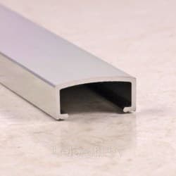 Декоративный алюминиевый бордюр П-30 серебро глянец 270 см